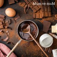 Çikolata Kokulu Bardak Mum ( Buzlu Cam Bardak )